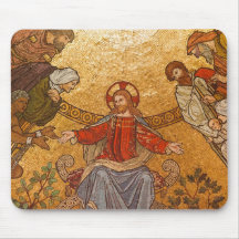 Church Mosaic - Jesus Christ Mousepad