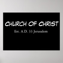 Church Of Christ (est.) Poster
