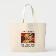 church_of_climatology canvas bag