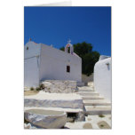 Church of Mykonos Island Greece Greeting Cards