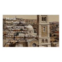 Church of St. Saviour, Jerusalem, Holy Land rare P Business Cards
