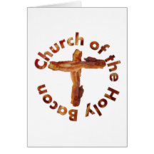 Church of the Holy Bacon Cards