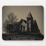 Church on a Hill Mouse Pad