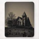 Church on a Hill Mouse Pad