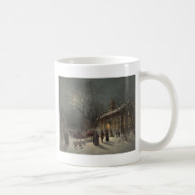 Church on Christmas Eve Mugs