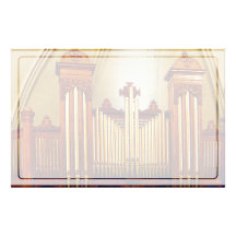 Church Organ Custom Stationery
