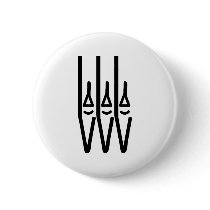 church organ pipes icon pins