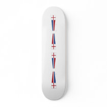 Church Pennant outline, Netherlands Custom Skate Board