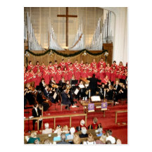 Church service USA 1960s Post Cards