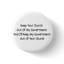 Church State Separation Button