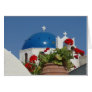 Church Views on Santorini, Greece Greeting Card