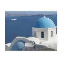 Church Views on Santorini, Greece Post Cards