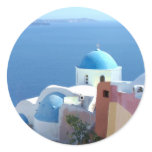 Church Views on Santorini, Greece Sticker