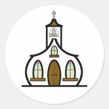 Church Wedding Sticker
