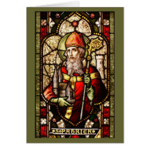 Church Window of St. Patrick - Card