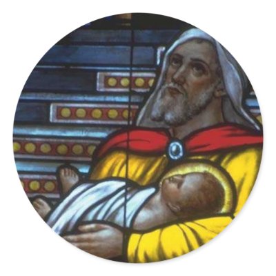 Church Windows 007 Sticker by mickeyelvis128