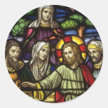 Church Windows 038 Round Sticker