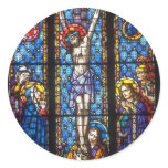 Church Windows 062 Round Sticker