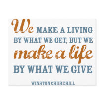 churchill-a life-NOBRK postcards