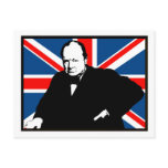 Churchill and Union Jack Post Cards