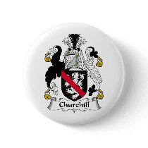 Churchill Family Crest Pin
