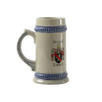 CHURCHILL FAMILY CREST -  CHURCHILL COAT OF ARMS MUG
