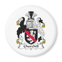 Churchill Family Crest Magnets