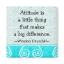 Churchill Quotation - Motivational Magnet