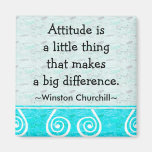Churchill Quotation - Motivational Magnet