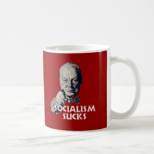 Churchill Quote: Socialism Sucks! Coffee Mugs