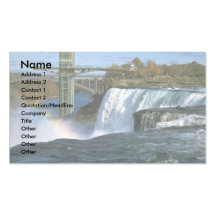 Chutes du Niagara, New York, Etats-Unis Modèles De Cartes De Visite
