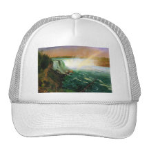 Chutes du Niagara peignant l'artiste Albert Bierst Casquette