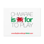 CHWARAE POST CARDS