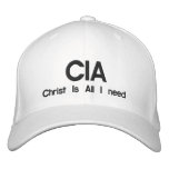 CIA, Christ Is All I need Baseball Cap
