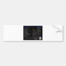 CIA design Bumper Sticker