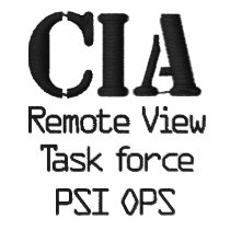CIA, Remote View Task force, PSI OPS MWSONGS Embroidered Polo Shirt