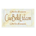 CiaoBellaLtd.com Business Cards