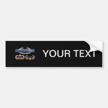CIB Airborne Air Assault Bumper Sticker