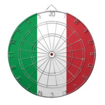 Cible avec le drapeau de l'Italie