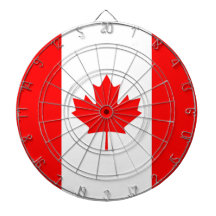 Cible avec le drapeau du Canada