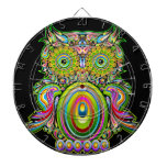 Cible psychédélique de Popart de hibou