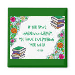 Cicero's quote on libraries magnet