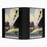 Cie Gle Transatlantique Paris Havre New York Vinyl Binders