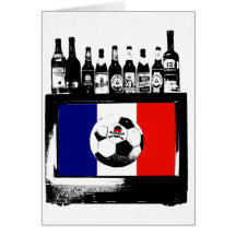 ciel de football greeting card