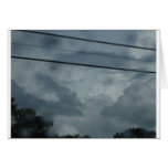 Ciel orageux cartes de vœux