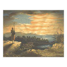 Ciel patriotique de PIÈCE EN T Invitation Personnalisée