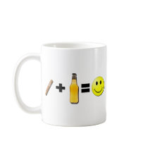 Cigar + Beer = Happiness Coffee Mug