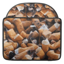 Cigarette Butts Sleeve For MacBooks