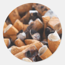 Cigarette Butts Sticker