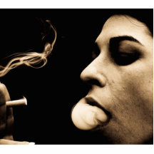 Cigarette Smoke photo sculpture